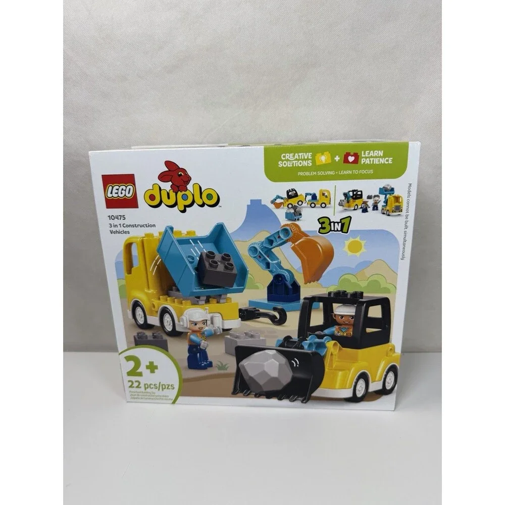 LEGO DUPLO Town 3 in 1 Construction Vehicles 10475 Toddler Toy Truck NEW SEALED
